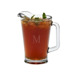 6 Glass Beverage Pitchers - 60 Oz