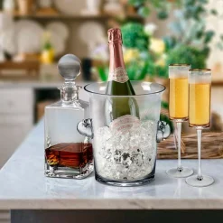 Glass Ice Bucket & Wine/Champagne Chiller