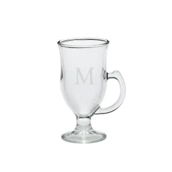 12 Glass Irish Coffee Mugs - 8 Oz