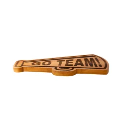 Go Team Megaphone Wood Board - 9.25" x 16"