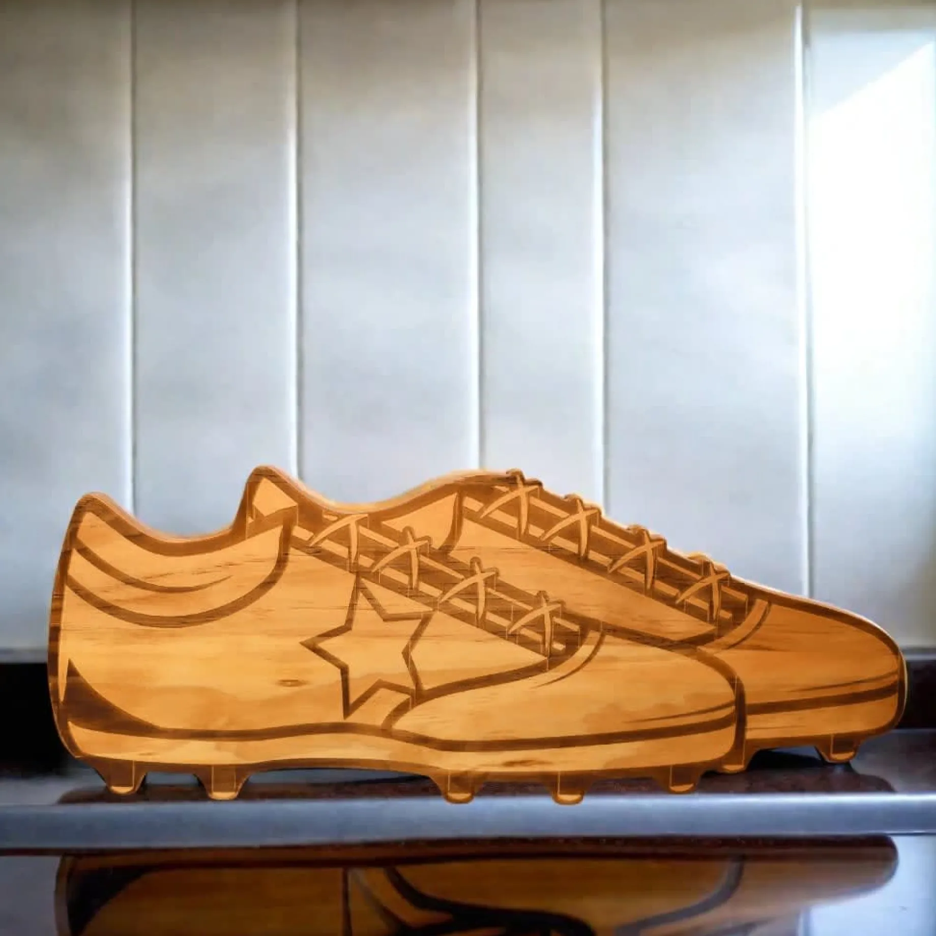 Golf Shoes Wood Board - 7.5" x 18"