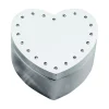 Heart Box With Crystals In Lid
