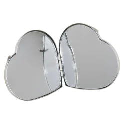 Heart Compact W/crystals, Np 2 3/8