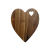 Heart Shaped Acacia Wood Board - 9.75" x 12"
