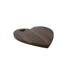 Heart Shaped Acacia Wood Board - 9.75" x 12"