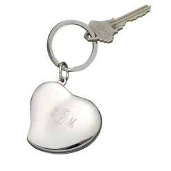 Heart Shaped Locket Keychain
