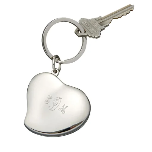 Heart Shaped Locket Keychain