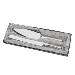 Knife & Server Set With 2-tone Handles