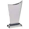 Large Wave Trophy 11.5" H With Black Highlight On Base