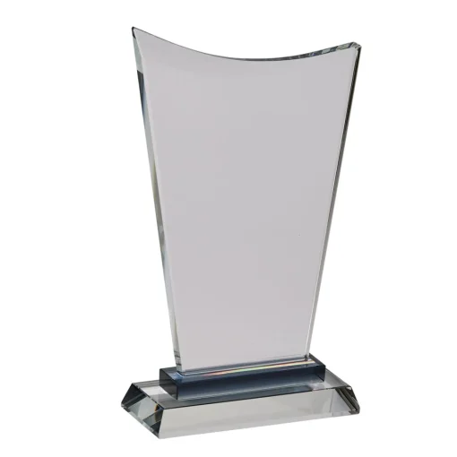 Large Wave Trophy 11.5" H With Black Highlight On Base