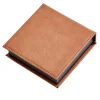 Leatherette Box Caramel 1.5" X 4.75" Sq