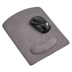 Leatherette Mouse Pad Grey 9.75" X 8"