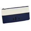 Leatherette/Canvas Navy Case