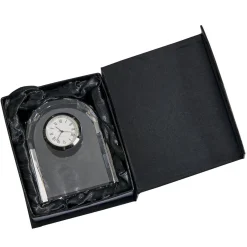 Optic Crystal Arched Clock