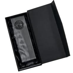 Optic Crystal Golf Ball Obelisk, 6.25"