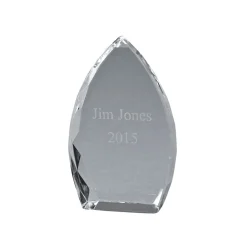 Optic Crystal Trophy Point, 7" Ht