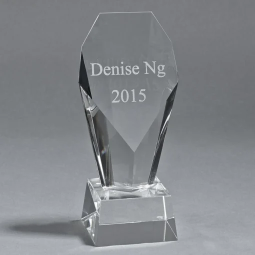 Optic Fountain Trophy, 9.25" Ht