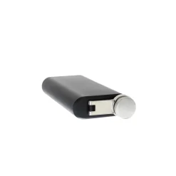 6 oz Black Stainless Steel Pocket Flask