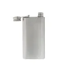 6 oz Silver Stainless Steel Pocket Flask