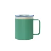 12 Oz Stainless Steel Travel Mug with Handle - Green
