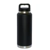 36 Oz Stainless Steel Twist-Off Cap Water Bottle - Black