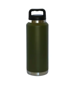 36 Oz Stainless Steel Twist-Off Cap Water Bottle - Dark Green