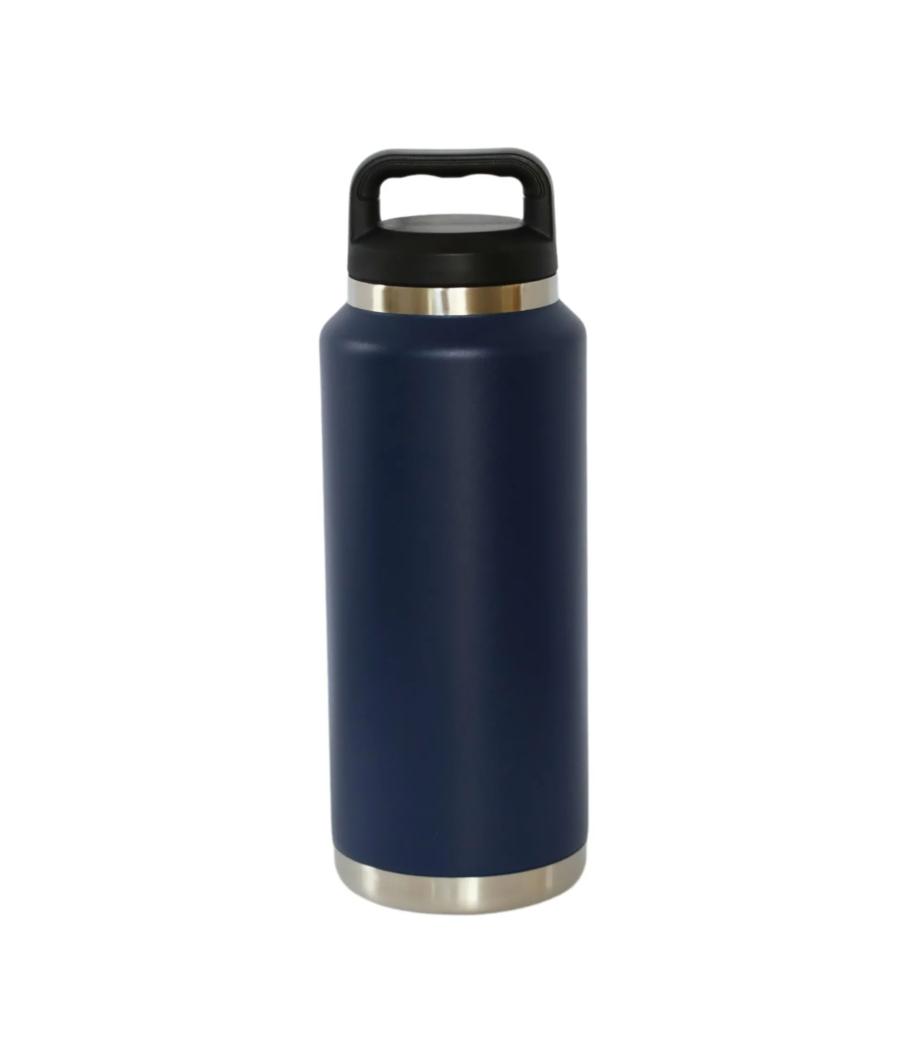 36 Oz Stainless Steel Twist-Off Cap Water Bottle - Navy