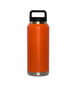 36 Oz Stainless Steel Twist-Off Cap Water Bottle - Orange
