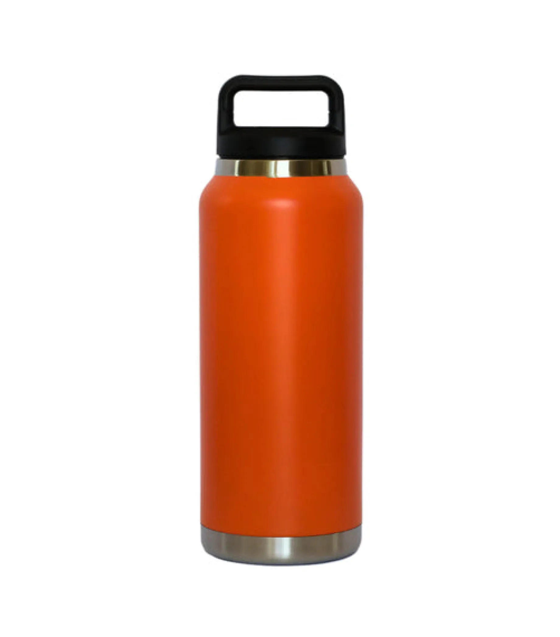36 Oz Stainless Steel Twist-Off Cap Water Bottle - Orange