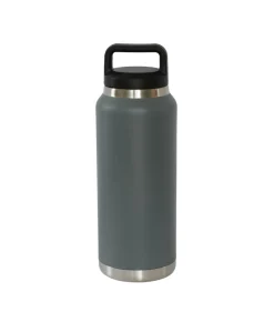 36 Oz Stainless Steel Twist-Off Cap Water Bottle - Grey