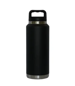 36 Oz Stainless Steel Twist-Off Cap Water Bottle - Black