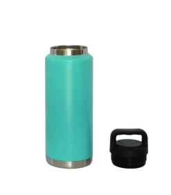 36 Oz Stainless Steel Twist-Off Cap Water Bottle - Aqua