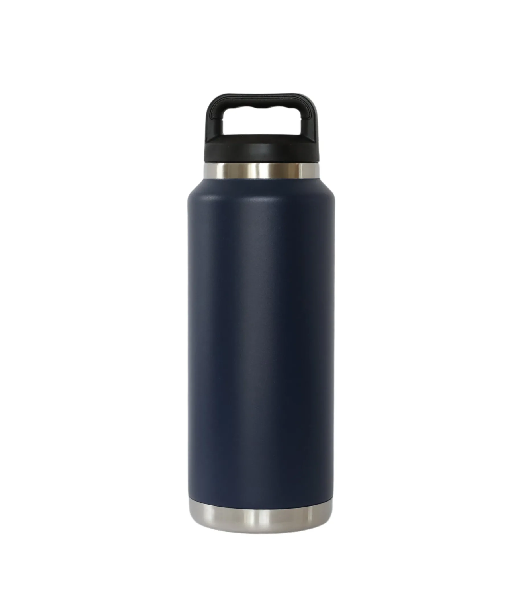 36 Oz Stainless Steel Twist-Off Cap Water Bottle - Navy