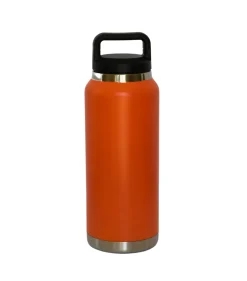 36 Oz Stainless Steel Twist-Off Cap Water Bottle - Orange
