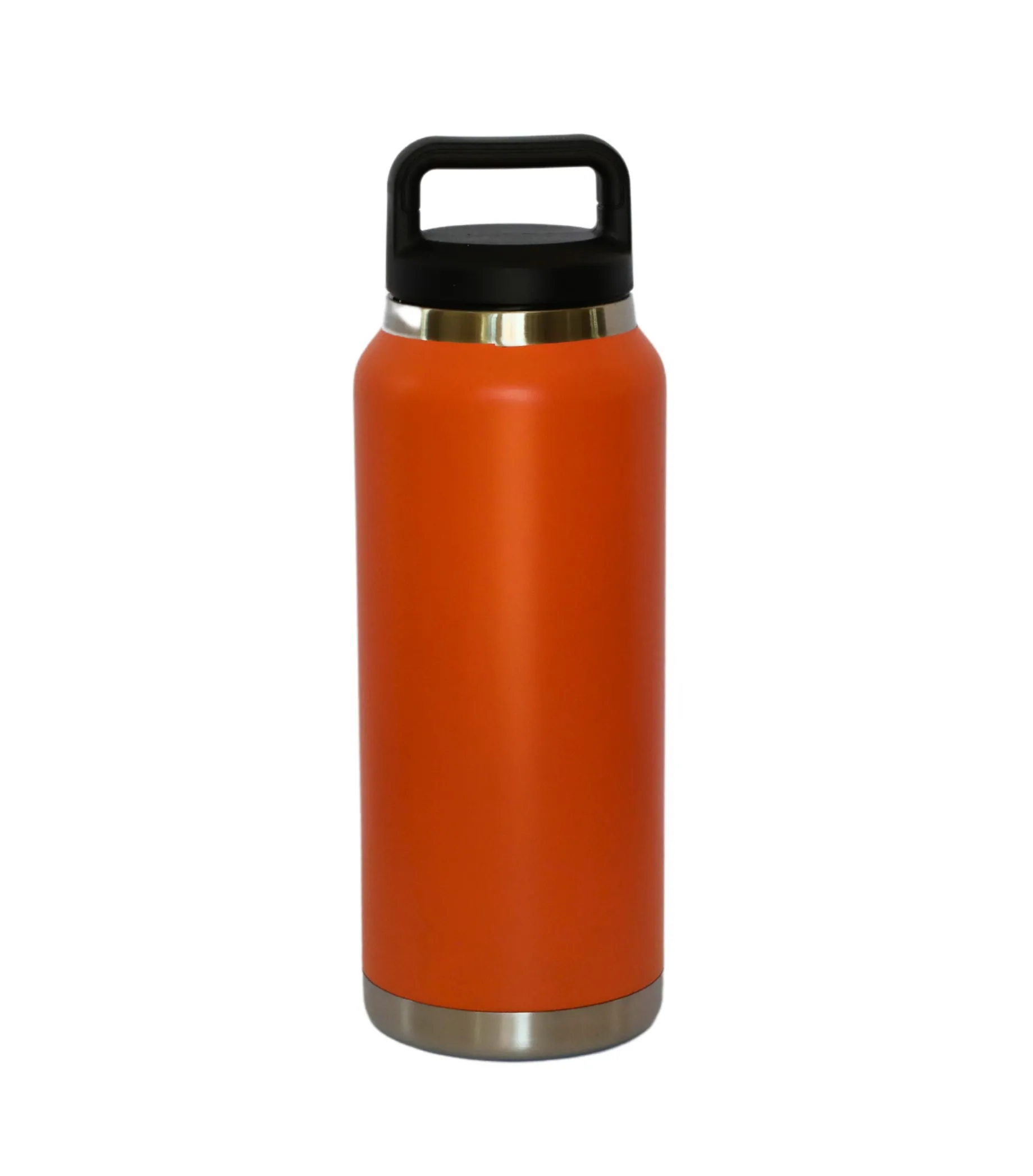 36 Oz Stainless Steel Twist-Off Cap Water Bottle - Orange