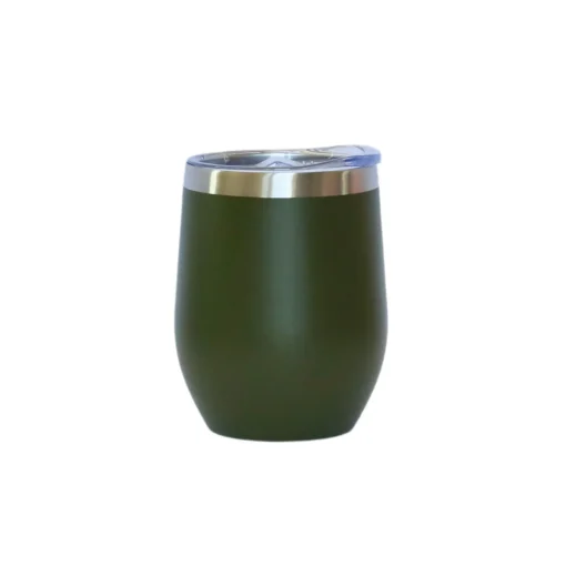 12 Oz Stemless Wine Tumbler - Olive