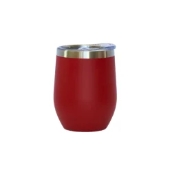 12 Oz Stemless Wine Tumbler - Red