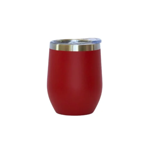 12 Oz Stemless Wine Tumbler - Red