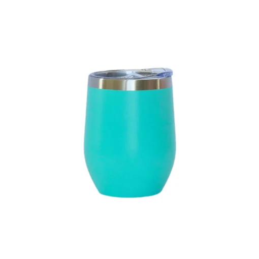 12 Oz Stemless Wine Tumbler - Aqua