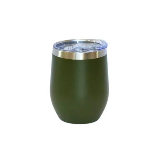 12 Oz Stemless Wine Tumbler - Olive