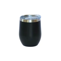 12 Oz Stemless Wine Tumbler - Black