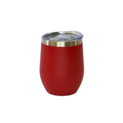 12 Oz Stemless Wine Tumbler - Red