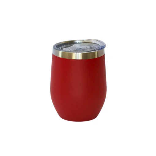 12 Oz Stemless Wine Tumbler - Red