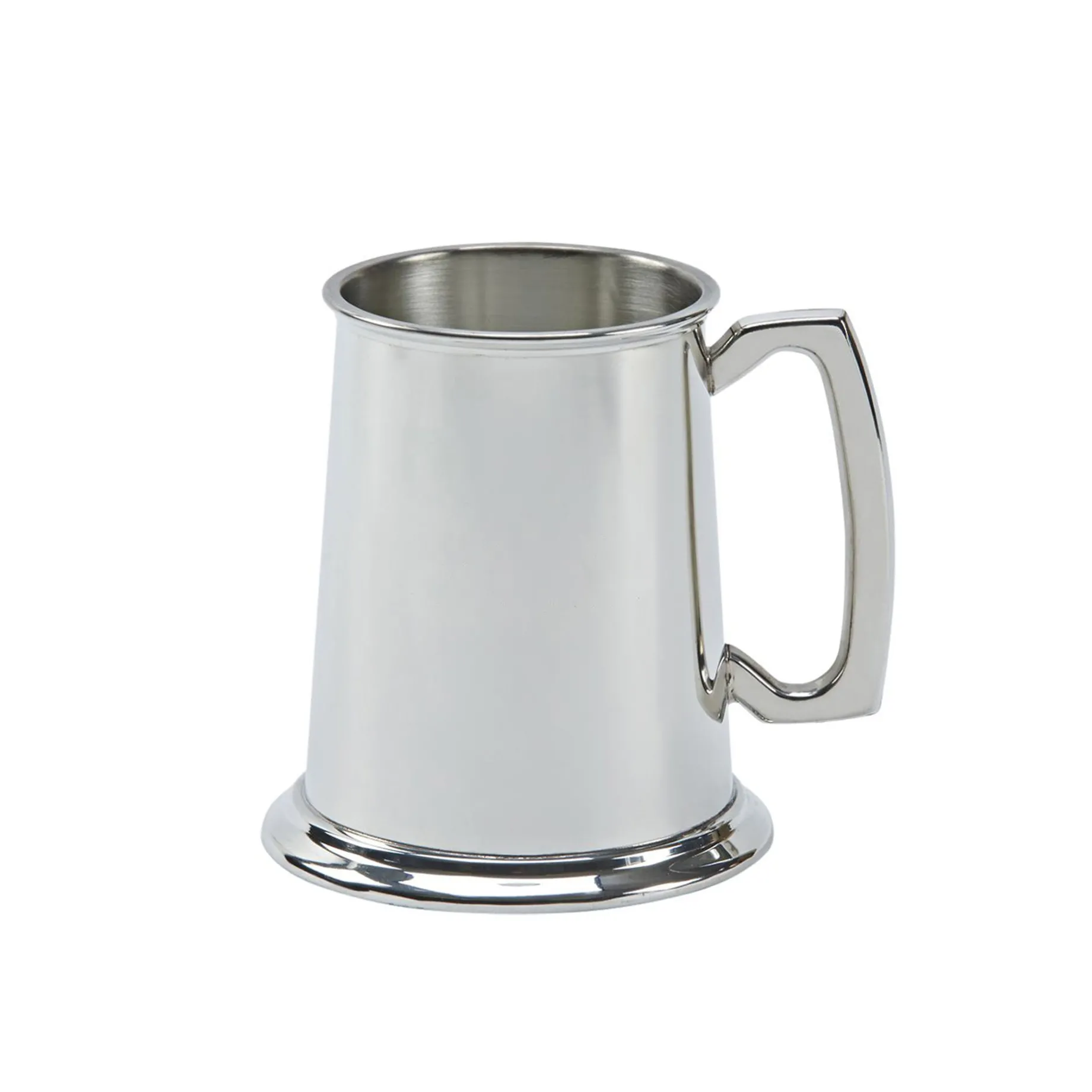 Pewter Tankard with Bright Polished Finish