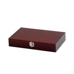 6 Piece Steak Knife Set with Hinged Rosewood Case