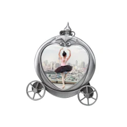 Pumpkin Coach Frame Holds 3.5" X 3.5" Photo, Matte Finish