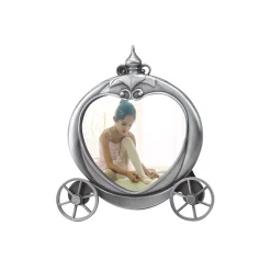 Pumpkin Coach Frame Holds 3.5" X 3.5" Photo, Matte Finish