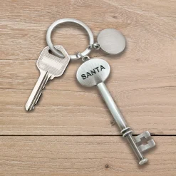 "Santa" Key With Engraving Tag