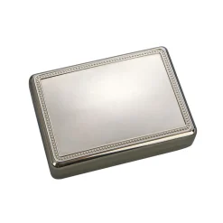 Rectangular Box with Beaded Border, 5.25"