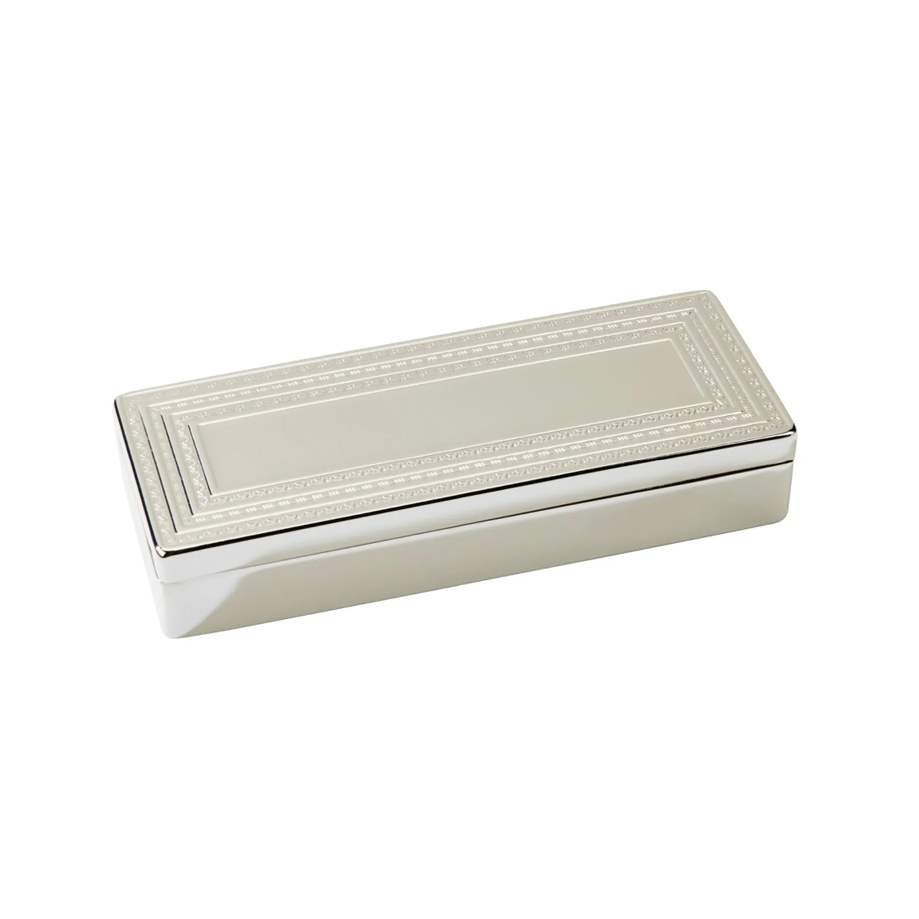 Rectangular Lift-Top Jewelry Box